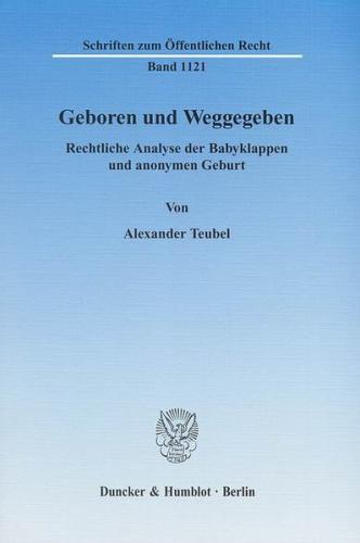 Geboren und Weggegeben. (Ebook - pdf) 