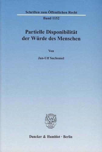 Partielle Disponibilität der Würde des Menschen. (Ebook - pdf) 