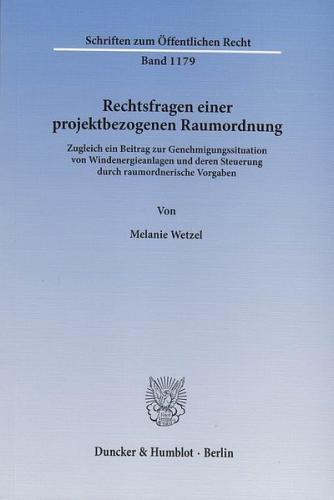 Rechtsfragen einer projektbezogenen Raumordnung. (Ebook - pdf) 