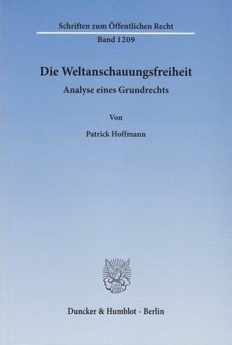 Die Weltanschauungsfreiheit. (Ebook - pdf) 