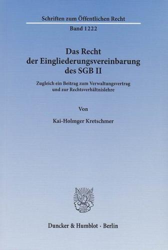 Das Recht der Eingliederungsvereinbarung des SGB II. (Ebook - pdf) 