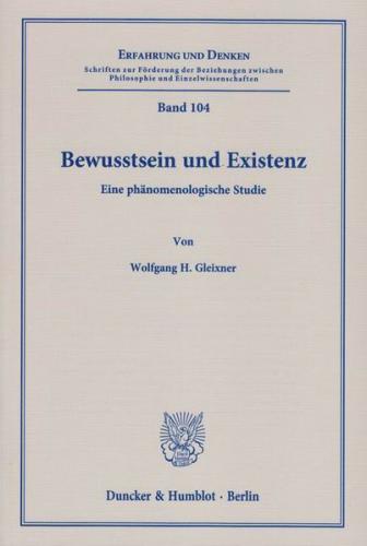 Bewusstsein und Existenz. (Ebook - pdf) 