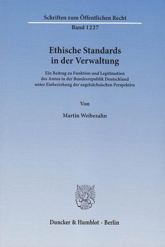 Ethische Standards in der Verwaltung. (Ebook - pdf) 