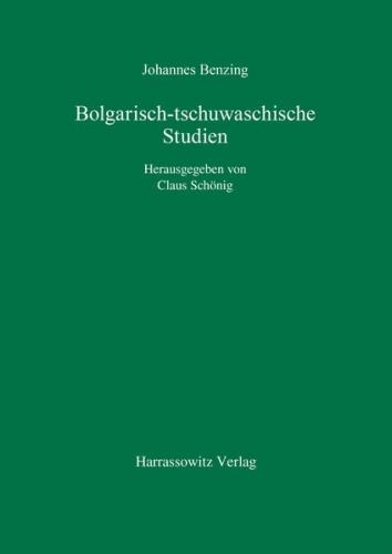 Bolgarisch-tschuwaschische Studien 