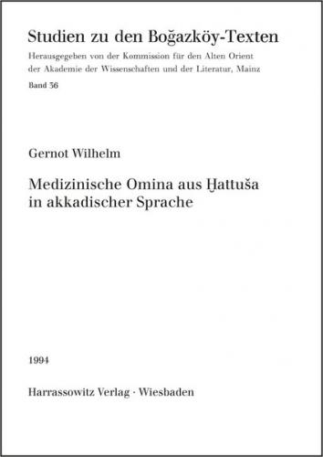 Medizinische Omina aus Hattuša in akkadischer Sprache 