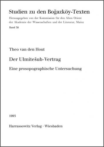 Der Ulmitešub-Vertrag 