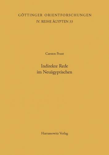 Indirekte Rede im Neuägyptischen 