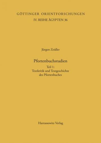 Pfortenbuchstudien 