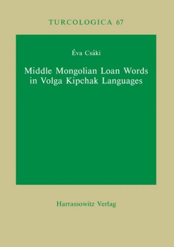 Middle Mongolian Loan Words in Volga Kipchak Languages 