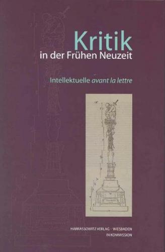 Kritik in der Frühen Neuzeit 
