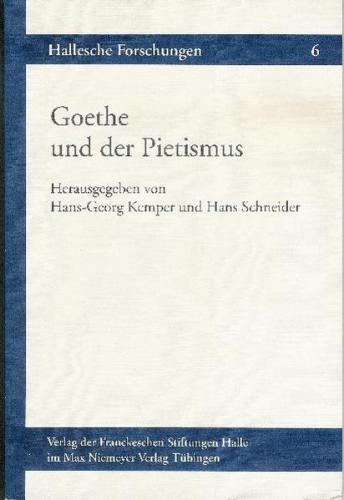 Goethe und der Pietismus 