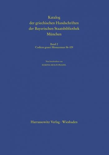Codices graeci Monacenses 56-109 