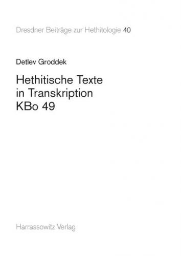 Hethitische Texte in Transkription KBo 49 