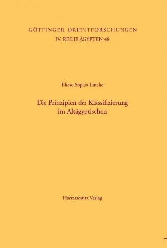 Die Prinzipien der Klassifizierung im Altägyptischen (Ebook - pdf) 