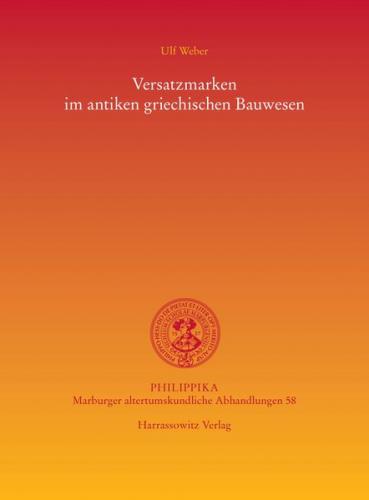 Versatzmarken im antiken griechischen Bauwesen (Ebook - pdf) 