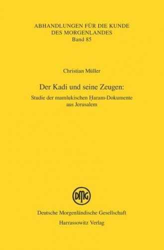 Der Kadi und seine Zeugen: (Ebook - pdf) 