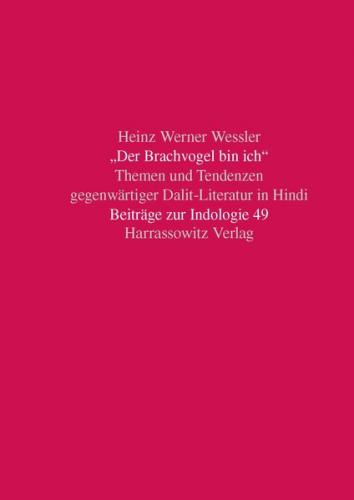 „Der Brachvogel bin ich“. Themen und Tendenzen gegenwärtiger Dalit-Literatur in Hindi (Ebook - pdf) 