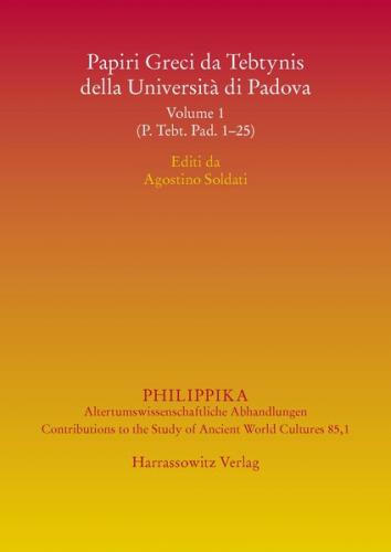 Papiri Greci da Tebtynis della Università di Padova (Ebook - pdf) 