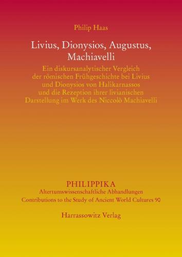 Livius, Dionysios, Augustus, Machiavelli (Ebook - pdf) 