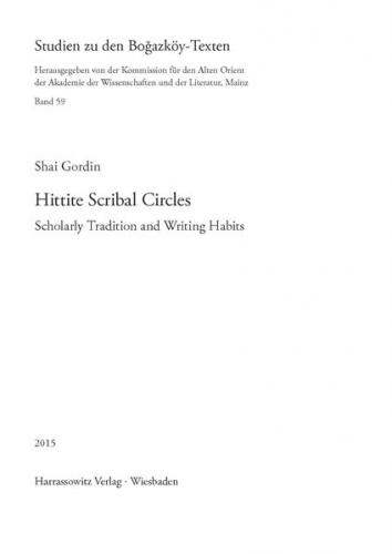 Hittite Scribal Circles (Ebook - pdf) 
