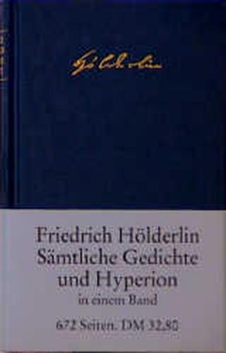 Sämtliche Gedichte und ›Hyperion‹ 