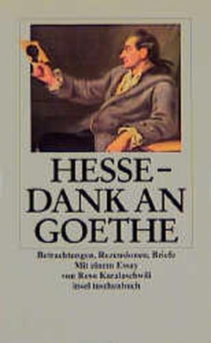 Dank an Goethe 