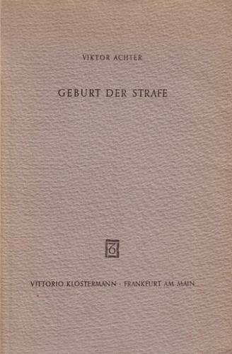 Geburt der Strafe 