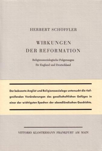 Wirkungen der Reformation 