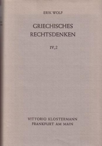 Griechisches Rechtsdenken 