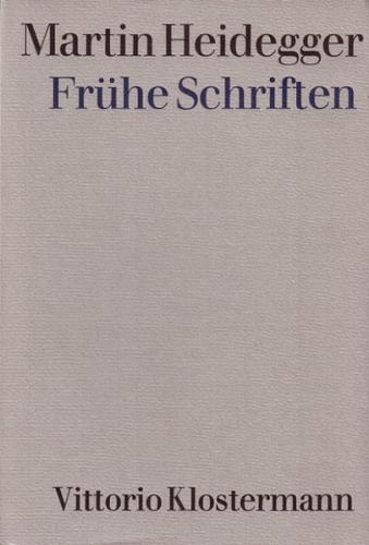 Frühe Schriften 