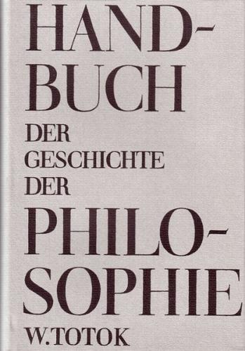 Handbuch der Geschichte der Philosophie / Band 4: Frühe Neuzeit 