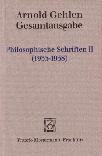 Philosophische Schriften II 