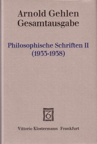 Philosophische Schriften II 