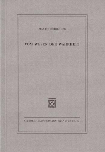 Vom Wesen der Wahrheit 