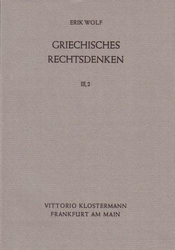 Griechisches Rechtsdenken 