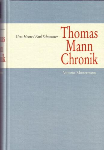 Thomas Mann Chronik 