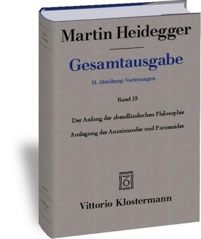 Der Anfang der abendländischen Philosophie 