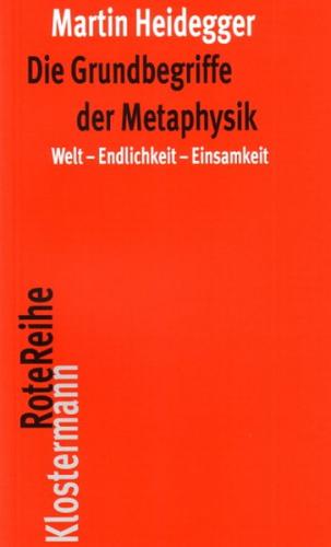 Die Grundbegriffe der Metaphysik 