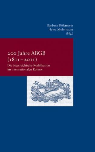 200 Jahre ABGB (1811-2011) 