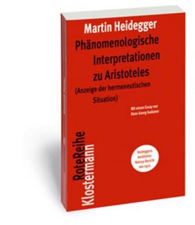 Phänomenologische Interpretationen zu Aristoteles 