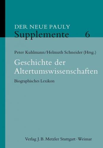 Geschichte der Altertumswissenschaften 