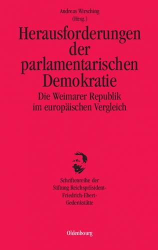 Herausforderungen der parlamentarischen Demokratie 