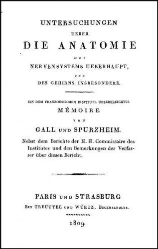 Untersuchungen ueber die Anatomie des Nervensystems 