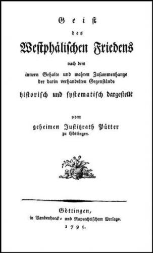 Geist des Westphälischen Friedens 