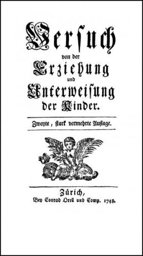 Versuch von der Erziehung und Unterweisung der Kinder 