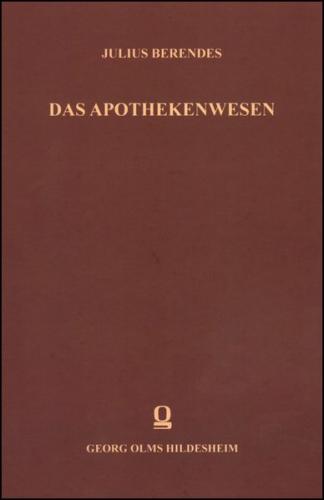 Das Apothekenwesen 