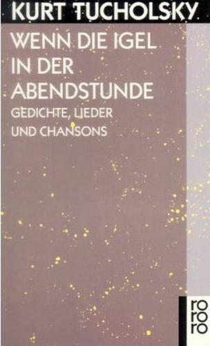 Wenn die Igel in der Abendstunde 