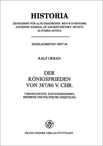 Der Königsfrieden von 387/86 v. Chr. 