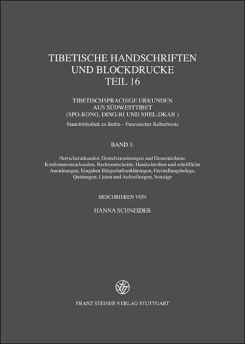 Tibetische Handschriften und Blockdrucke 