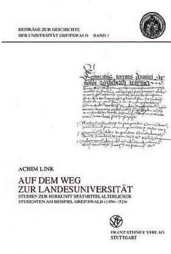 Auf dem Weg zur Landesuniversität 